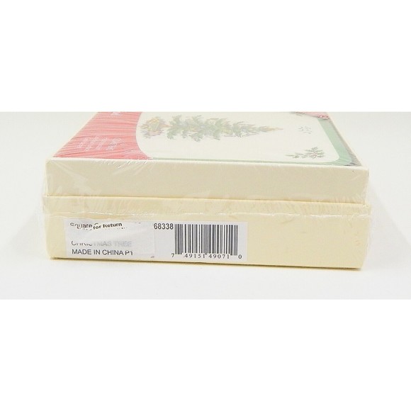 Spode Christmas Tree Cork Coasters Pimpernel - Picture 3 of 7